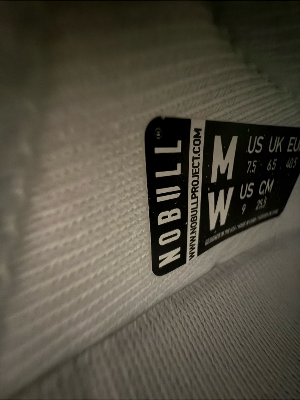 NOBULL White Knit Athletic Shoes - Picture 8 of 8